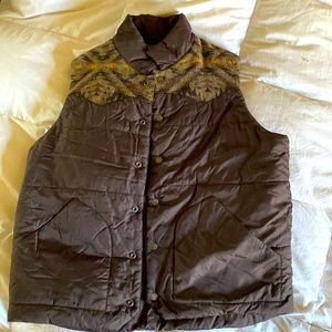 Pendleton Brown and Gray Vest